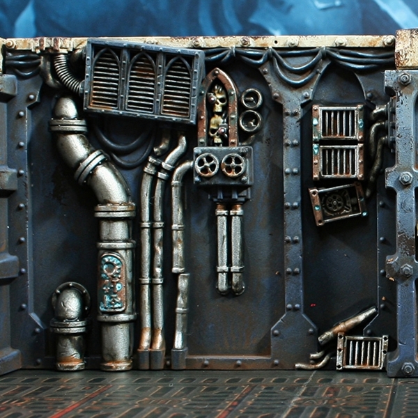 thumbnail image 2 of Games Workshop Boarding Actions Terrain Walls – 3 Sprues – Warhammer 40K Kill Team Void Space Hulk 2 of 3