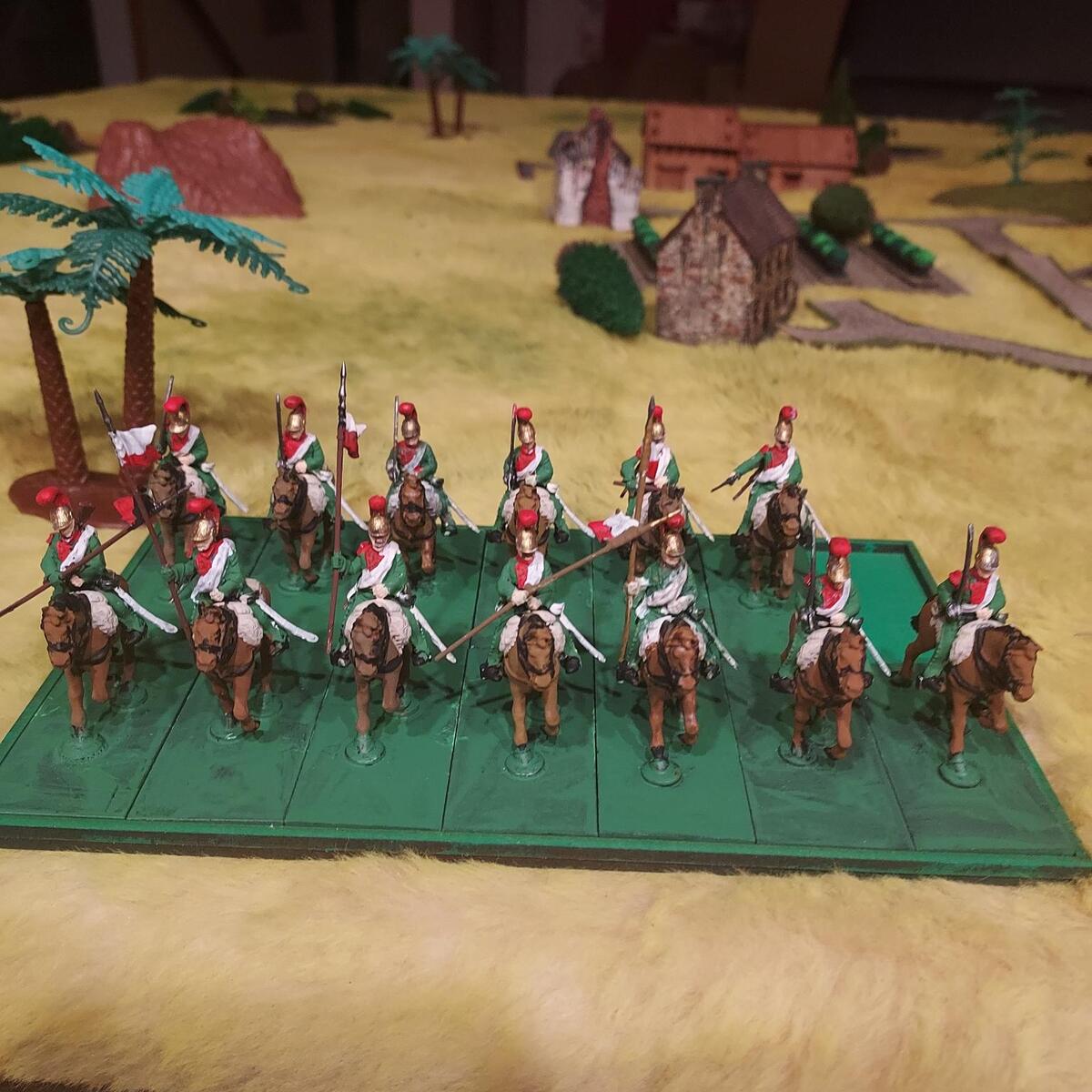 28mm French Lancers, Single-based