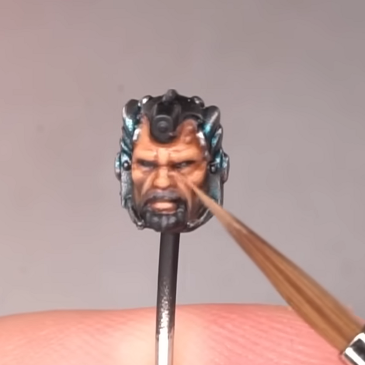 Pete the Wargamer Head from Kaldor Draigo Conversion