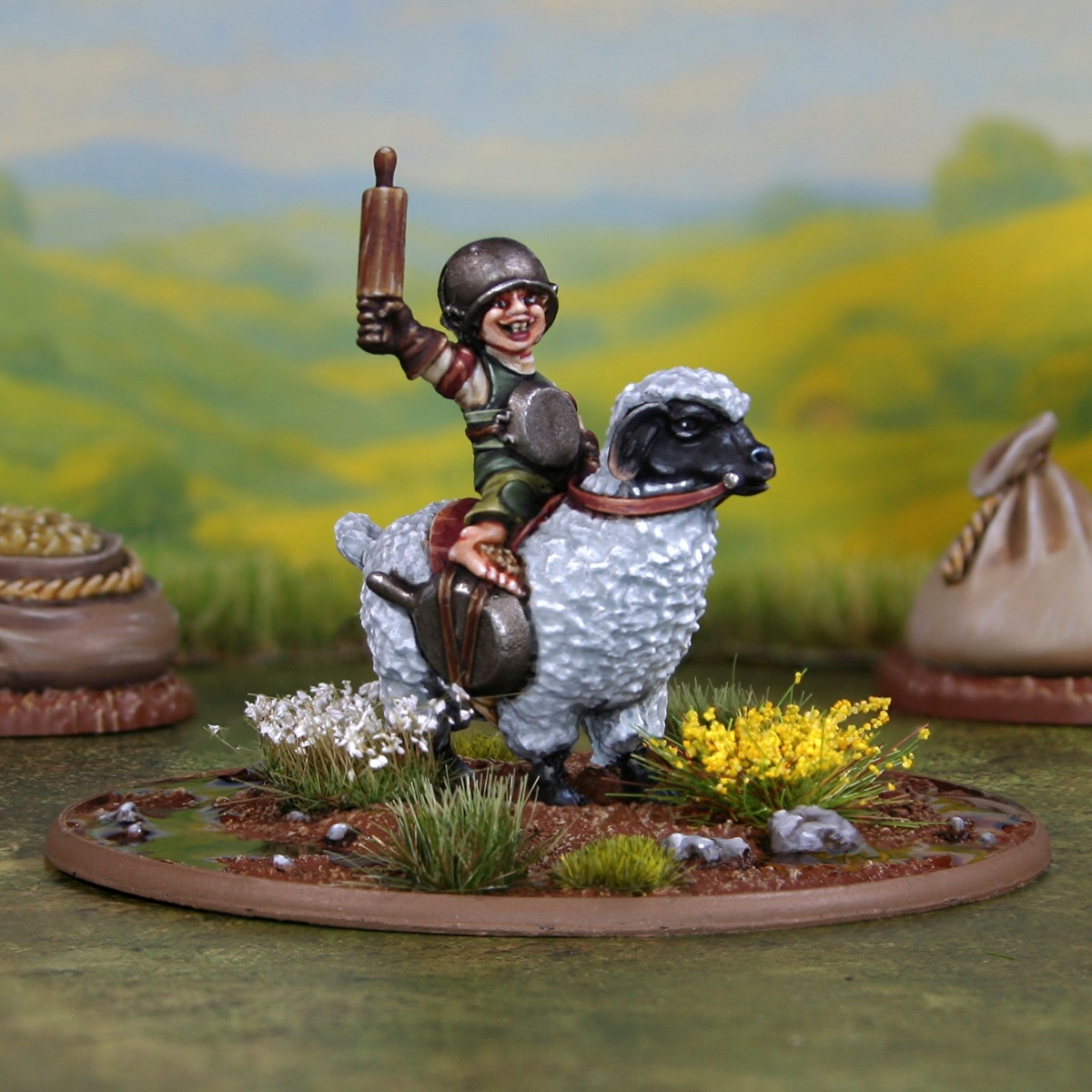 Hairfoot Jouster Riding a Sheep (HJH001)