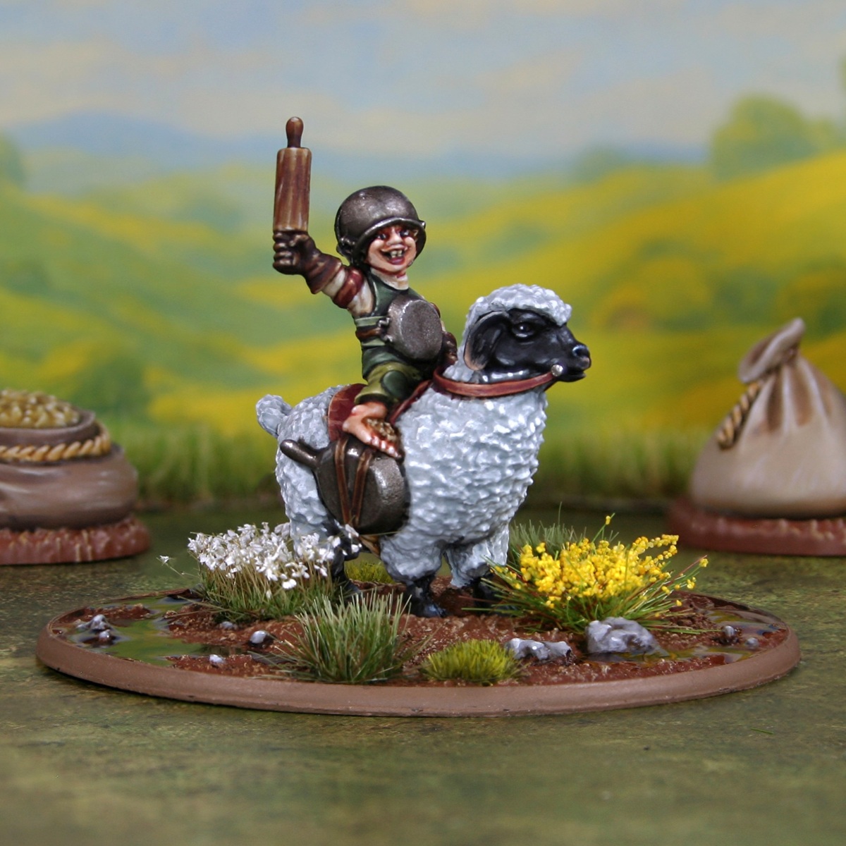 Hairfoot Jouster Riding a Sheep (HJH001)