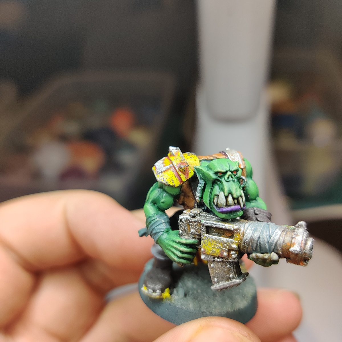 Warhammer 40k - Ork boys/nobs skin & face