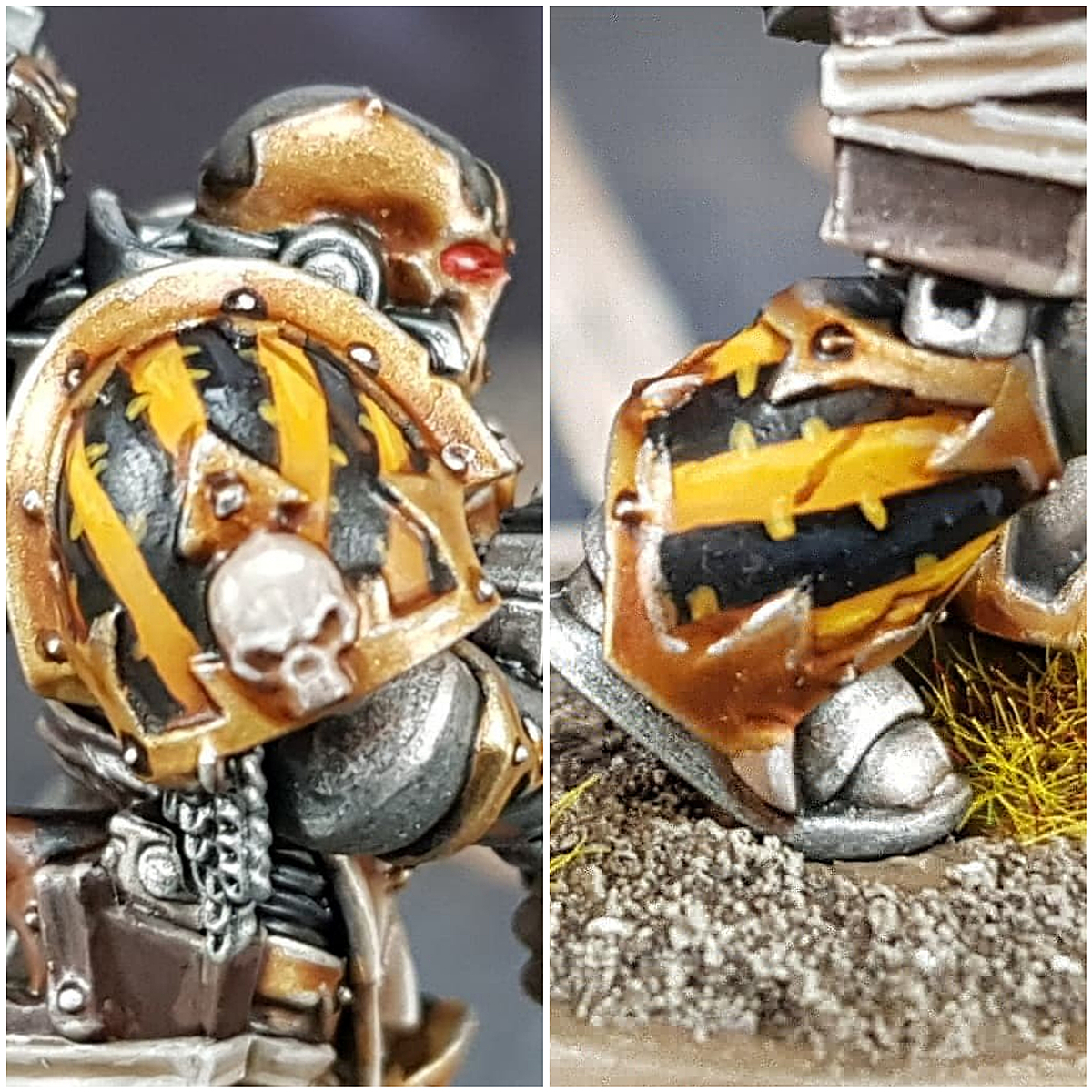 Iron Warrior Hazard Stripes 